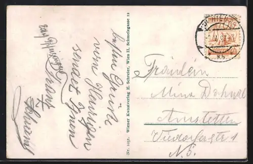 AK Baden bei Wien, Totalansicht mit Stadt-Pfarrkirche, Kuranstalt u. Theater