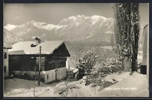 AK Haus i. Ennstal, Hütte im Winter