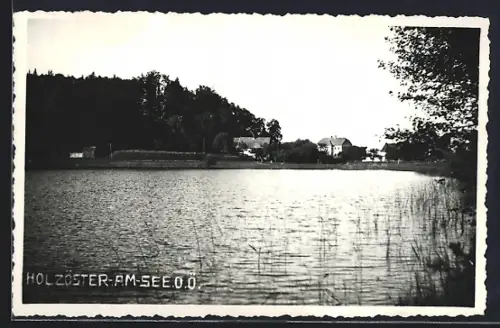 AK Holzöster-am-See, Seeblick auf Häuser am Ufer
