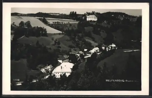 AK Helfenberg /Oberdonau, Ortsansicht mit Talblick