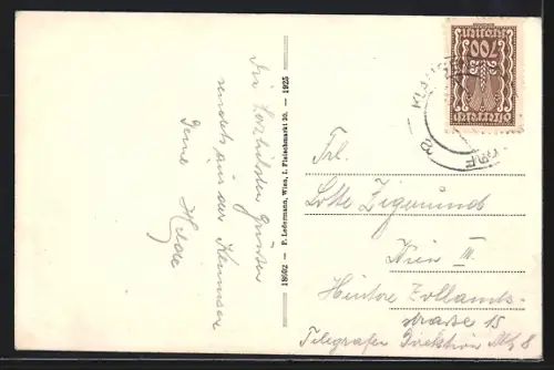 AK Klausen-Leopoldsdorf /N. Ö., Ortsansicht mit Bergpanorama