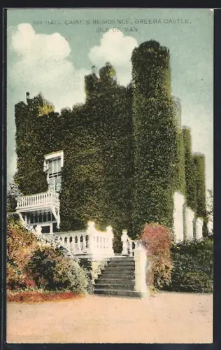 AK Greeba /Isle of Man, Greeba Castle, Sir Hall Caine`s Residence