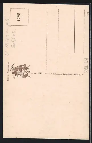 AK Grüssau, Hochaltar in der Cistercienser-Klosterkirche