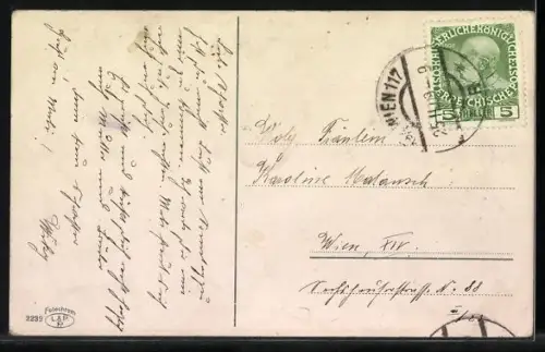 AK Sechs Herren machen eine fröhliche Sause auf dem Schlitten