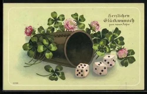 AK Würfelspiel und Klee