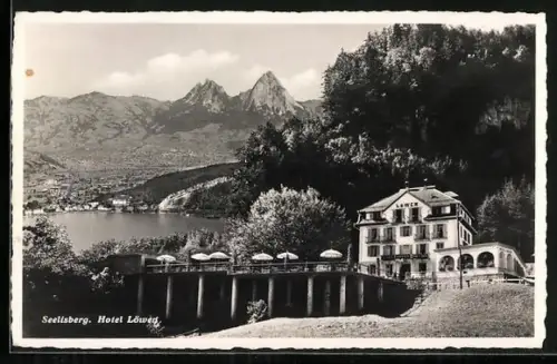 AK Seelisberg, Blick auf Hotel Löwen