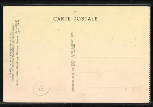 AK Missionar mit einem auf der Jagd erlegten Nilpferd