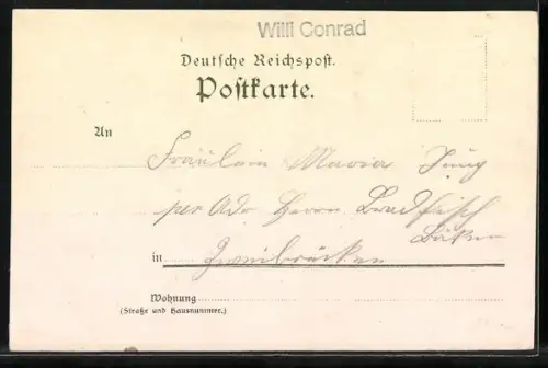 Lithographie Bad-Schwarzwald, Menschen in Badischer Tracht