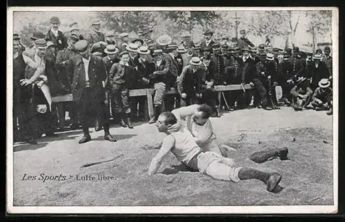 AK Lutte libre, Ringer kämpfen vor Publikum