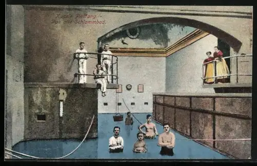 AK Kupele Piestany, Das alte Schlammbad, Innenansicht