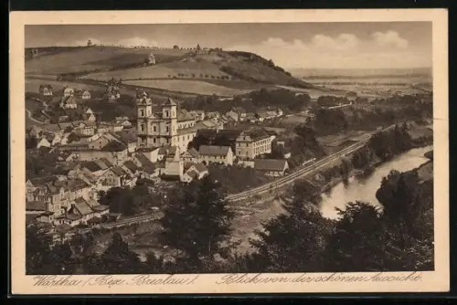 AK Wartha, Blick von der schönen Aussicht