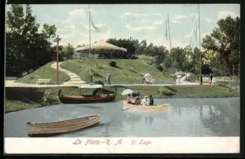 AK La Plata, El Lago