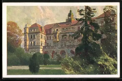 Künstler-AK Piestany, Grandhotel Royal