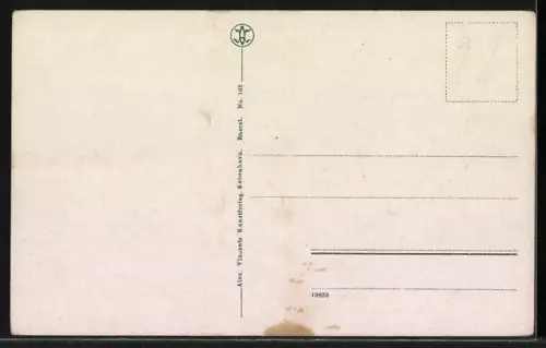 AK Juelsberg, Fyen - Frontalansicht eines Schlosses