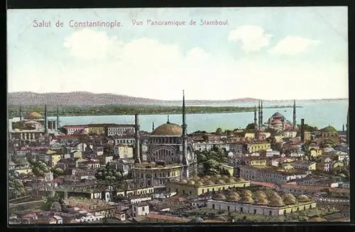 AK Constantinople, Vue panoramique de Stamboul