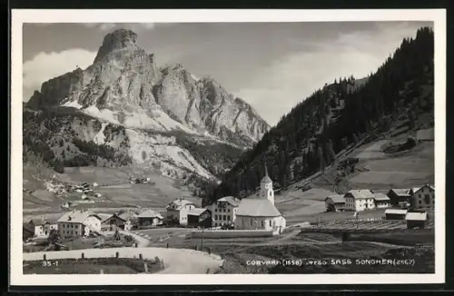 AK Corvara, Panorama verso Sass Songher