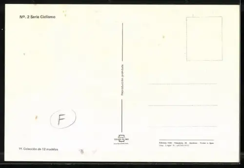 AK Radrennfahrer Van Impe, Belgien