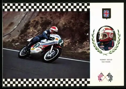AK Gran Prix, Moto Yamaha 250 ccm, Motorradrennfahrer Rodney Gould