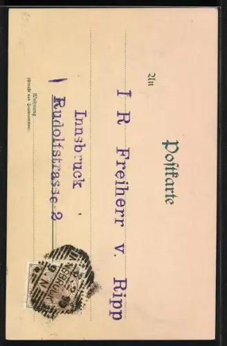 AK Mann in roter Uniformjacke und Frau im Kleid mit ausladendem Hut