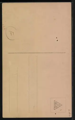 AK Jan Kubelik in seinen jungen Jahren mit einer Violine in der Hand