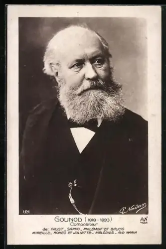 AK Porträt des Komponisten Gounod