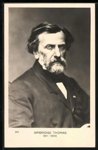 AK Portrait des Musikers Ambroise Thomas