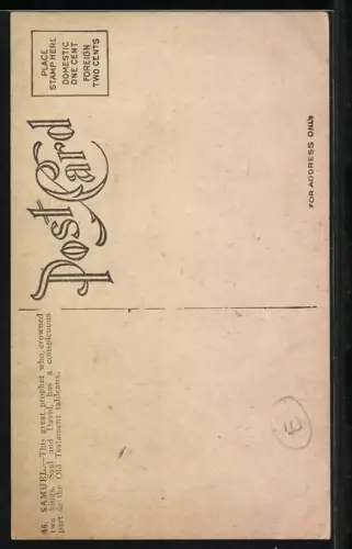 AK Prophet Samuel in langem Gewand