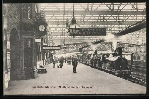 AK Carlisle, Station, Midland Scotch Express, Bahnhof