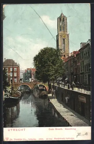 AK Utrecht, Oude Gracht, Gaardbrug