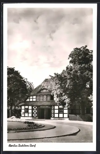 AK Berlin-Dahlem, U-Bahnhof Dahlem-Dorf
