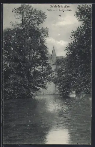 AK Schledehausen / Bissendorf, Partie an der Schelenburg