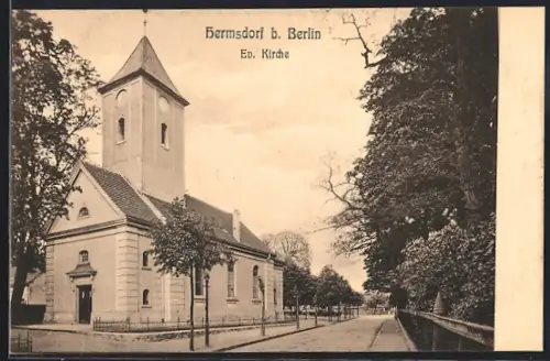 AK Hermsdorf b. Berlin, Ev. Kirche