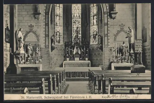 AK Schwagstorf bei Fürstenau, St. Marienstift, Kapelle