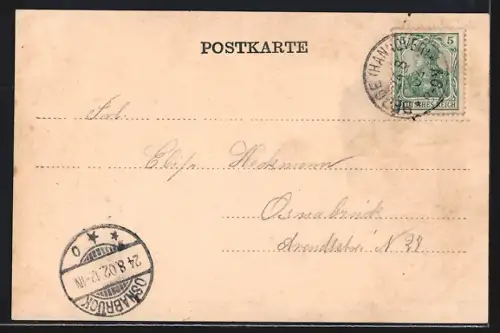 AK Berge /Hannover, Panoramaansicht des Ortes