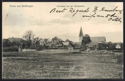 AK Badbergen, Panorama von der Südostseite