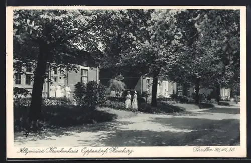 AK Eppendorf /Hamburg, Allgemeines Krankenhaus, Pavillon 26, 24, 22