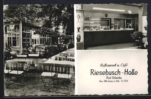 AK Bad Schwartau, Restaurant und Café Riesebusch-Halle, Inh. Otto Lemm