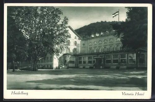 AK Heidelberg / Neckar, Victoria Hotel