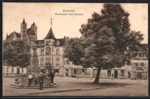 AK Breisach, Marktplatz und Münster