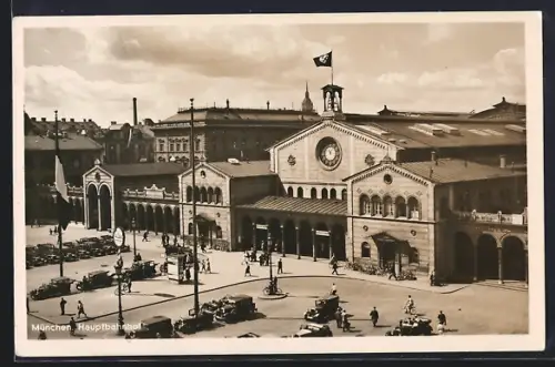 AK München, Hauptbahnhof, 