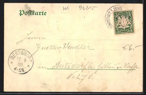 AK Lichtenfels / Main, Marktplatz