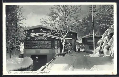 AK Josefstal, Kur- und Touristenheim, Winteransicht