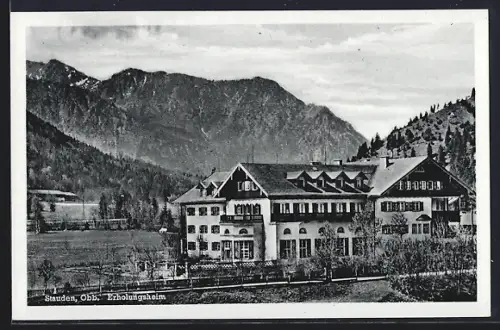 AK Stauden / Breitenstein, Erholungsheim
