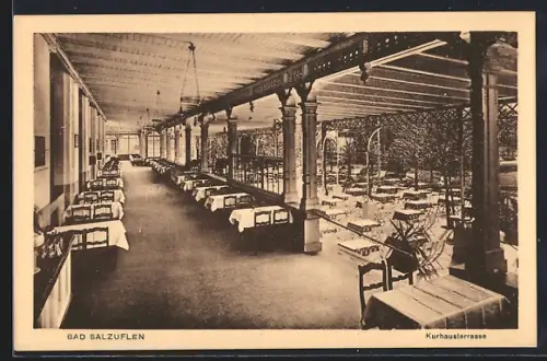 AK Bad Salzuflen, Kurhausterrasse