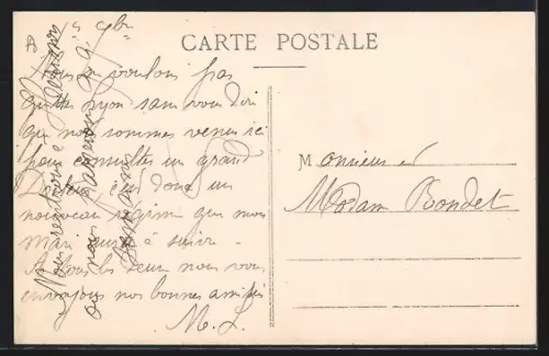 AK Lyon, Place de la Bourse, Le Palais du Commerce