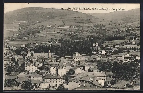 AK Ste-Foy-l`Argentière /Rhône, Vue générale