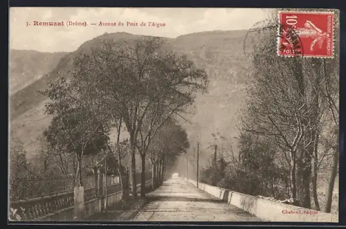 AK Rémuzat /Drôme, Avenue du Pont de l`Aigue