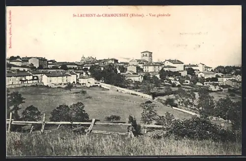 AK St-Laurent-de-Chamousset /Rhône, Vue générale