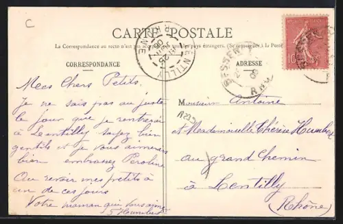 AK St-Laurent-de-Chamousset /Rhône, Vue générale