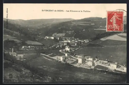 AK St-Vincent-de-Reins, Les Filatures et la Tuilière
